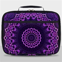 Mandala Purple Mandalas Balance Full Print Lunch Bag by Sapixe