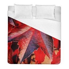 Wine Partner Wild Vine Leaves Plant Duvet Cover (full/ Double Size)