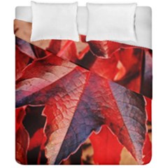 Wine Partner Wild Vine Leaves Plant Duvet Cover Double Side (california King Size) by Sapixe