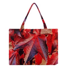 Wine Partner Wild Vine Leaves Plant Medium Tote Bag by Sapixe