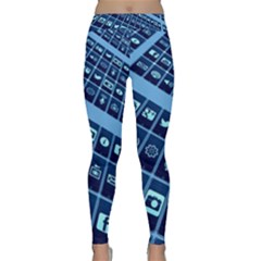 Mobile Phone Smartphone App Classic Yoga Leggings by Sapixe