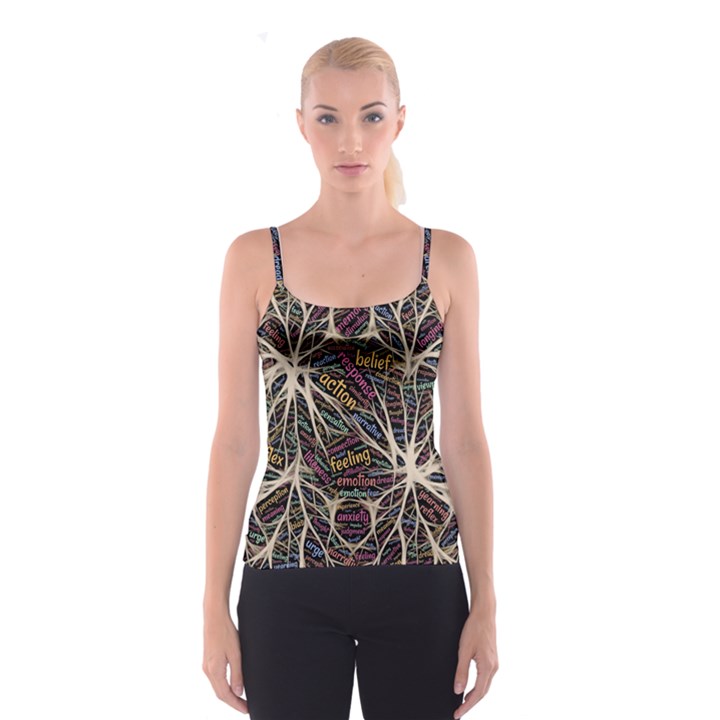 Mental Human Experience Mindset Spaghetti Strap Top