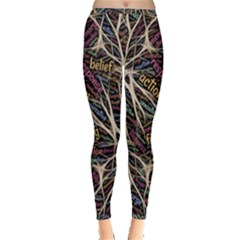 Mental Human Experience Mindset Inside Out Leggings