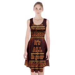 Motivation Live Courage Enjoy Life Racerback Midi Dress by Sapixe