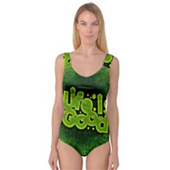 Motivation Live Courage Enjoy Life Princess Tank Leotard  by Sapixe