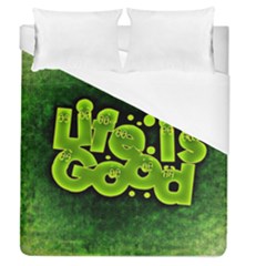 Motivation Live Courage Enjoy Life Duvet Cover (queen Size) by Sapixe