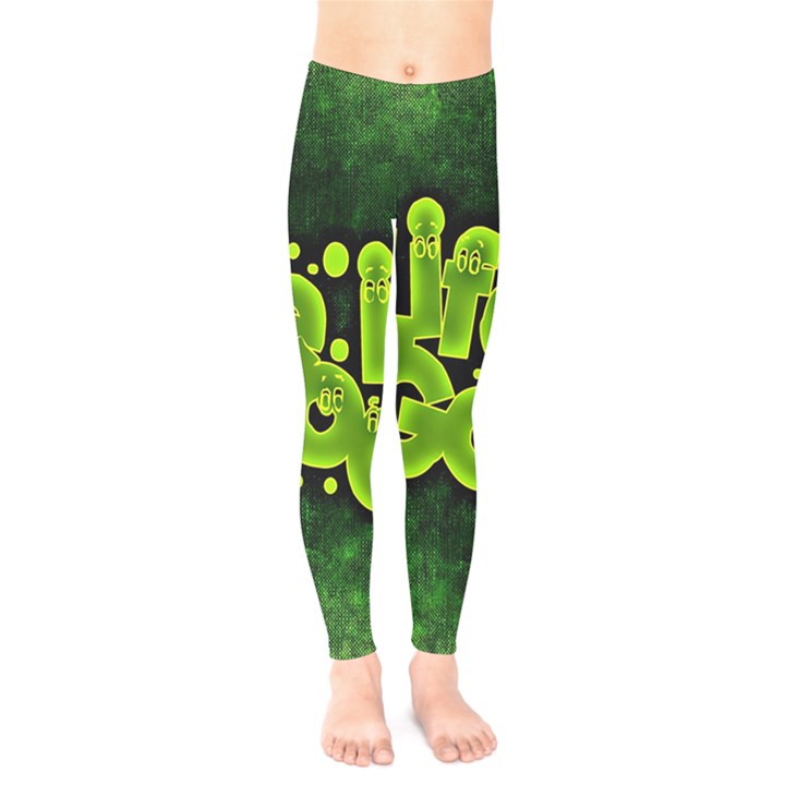 Motivation Live Courage Enjoy Life Kids  Legging