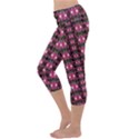 Butterflies In A Wonderful Forest Of Climbing Flowers Capri Yoga Leggings View2