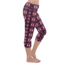 Butterflies In A Wonderful Forest Of Climbing Flowers Capri Yoga Leggings View3