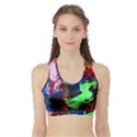 Global Warming 3 Sports Bra with Border View1