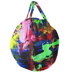 Global Warming 3 Giant Round Zipper Tote by bestdesignintheworld