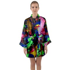 Global Warming 3 Long Sleeve Kimono Robe by bestdesignintheworld