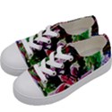 Lilac And Lillies 3 Kids  Low Top Canvas Sneakers View2