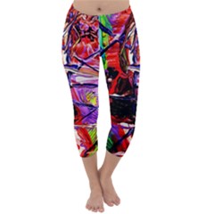 Depression 6 Capri Winter Leggings  by bestdesignintheworld