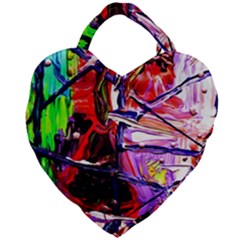 Depression 6 Giant Heart Shaped Tote by bestdesignintheworld