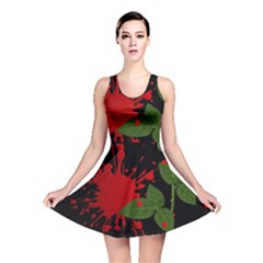 Background Texture Stain Reversible Skater Dress