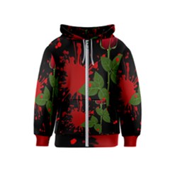 Background Texture Stain Kids  Zipper Hoodie