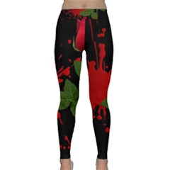 Background Texture Stain Classic Yoga Leggings