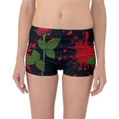 Background Texture Stain Boyleg Bikini Bottoms