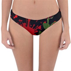 Background Texture Stain Reversible Hipster Bikini Bottoms