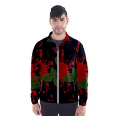 Background Texture Stain Windbreaker (Men)