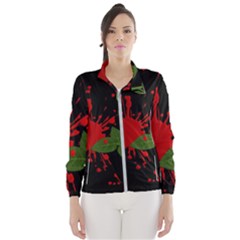 Background Texture Stain Windbreaker (Women)