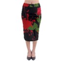 Background Texture Stain Midi Pencil Skirt View1