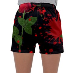 Background Texture Stain Sleepwear Shorts