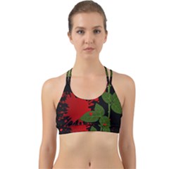 Background Texture Stain Back Web Sports Bra