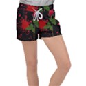 Background Texture Stain Women s Velour Lounge Shorts View1