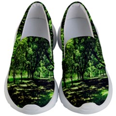 Hot Day In Dallas 26 Kid s Lightweight Slip Ons by bestdesignintheworld