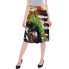 Collosium   Swards And Helmets 3 Midi Beach Skirt by bestdesignintheworld