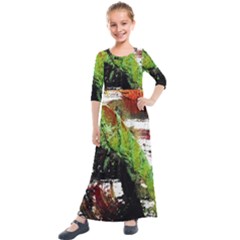 Collosium   Swards And Helmets 3 Kids  Quarter Sleeve Maxi Dress