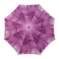 Flower Design Romantic Golf Umbrellas