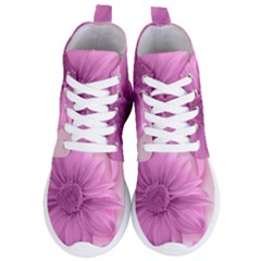 Flower Design Romantic Women s Lightweight High Top Sneakers