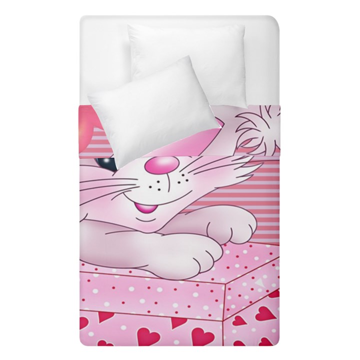 Love Celebration Gift Romantic Duvet Cover Double Side (Single Size)