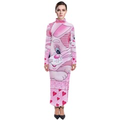 Love Celebration Gift Romantic Turtleneck Maxi Dress