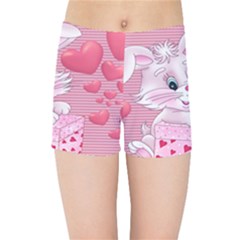 Love Celebration Gift Romantic Kids Sports Shorts by Sapixe