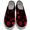 Background Hearts Ornament Romantic Men s Classic Low Top Sneakers View1