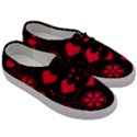 Background Hearts Ornament Romantic Men s Classic Low Top Sneakers View3