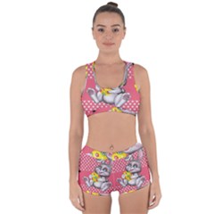 Illustration Rabbit Easter Racerback Boyleg Bikini Set by Sapixe