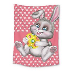 Illustration Rabbit Easter Medium Tapestry by Sapixe