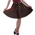 Design Background Reason Texture A-line Skater Skirt View1