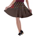 Design Background Reason Texture A-line Skater Skirt View2