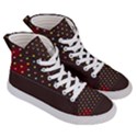 Design Background Reason Texture Men s Hi-Top Skate Sneakers View3