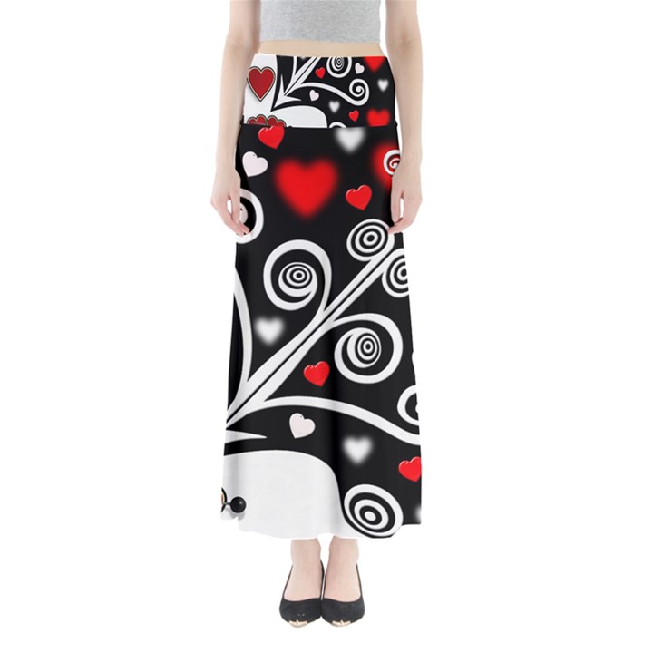 Ornament Background Full Length Maxi Skirt