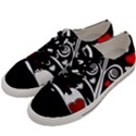 Ornament Background Men s Low Top Canvas Sneakers View2