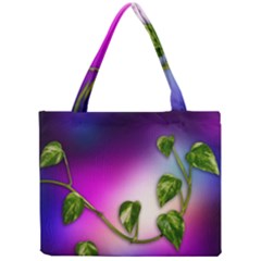 Leaves Green Leaves Background Mini Tote Bag by Sapixe