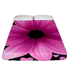 Flower Plant Floral Petal Nature Fitted Sheet (queen Size)