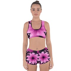 Flower Plant Floral Petal Nature Racerback Boyleg Bikini Set by Sapixe